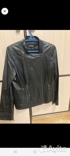 Куртка кожаная женская 50 размер