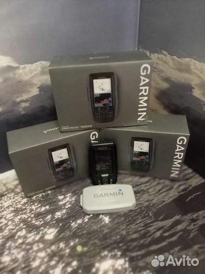 Эхолот garmin striker vivid 4cv+GT20