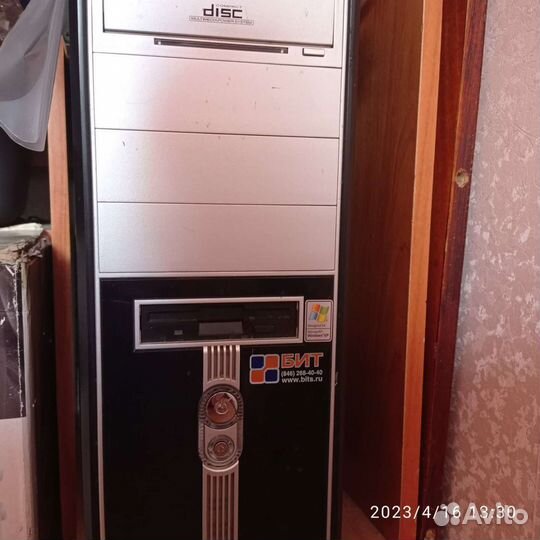 Компьютерный стол бу, компьютер в комплекте
