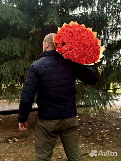 Розы красные премиум