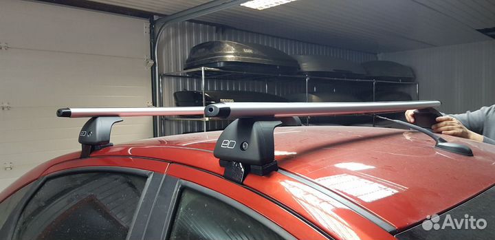 Багажник рейлинги ед на гладкую крышу аэро овал