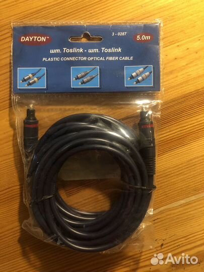 Оптический кабель toslink