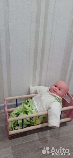 Кровать игрушечная