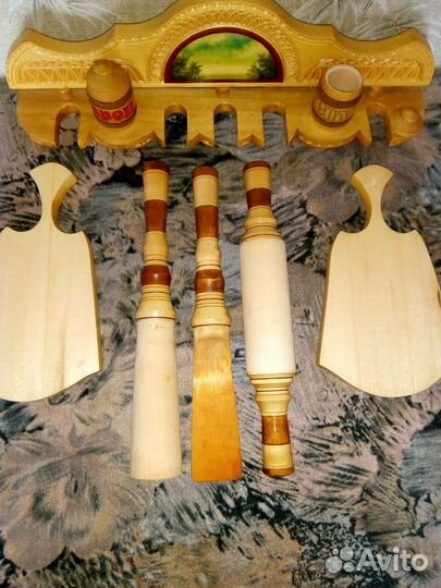 Набор кухонный деревянный