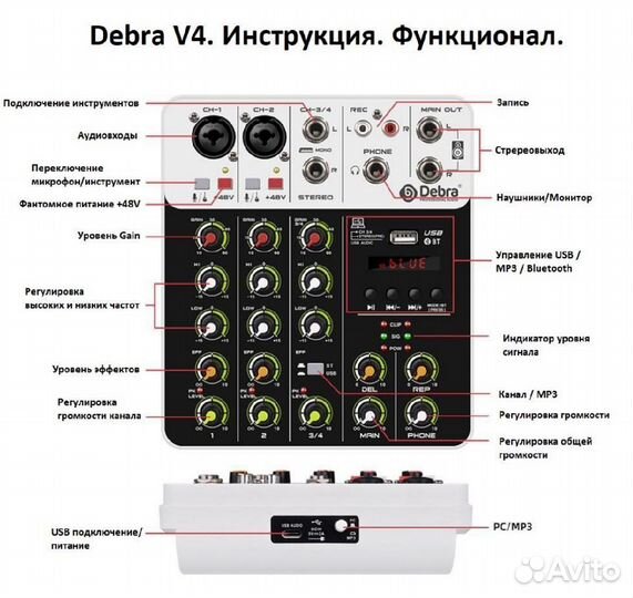 Набор караоке с колонкой и PowerBank. В кейсе