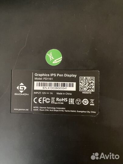 Графический планшет Gaomon PD1161