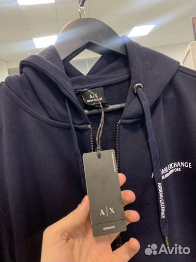 Зип худи armani exchange