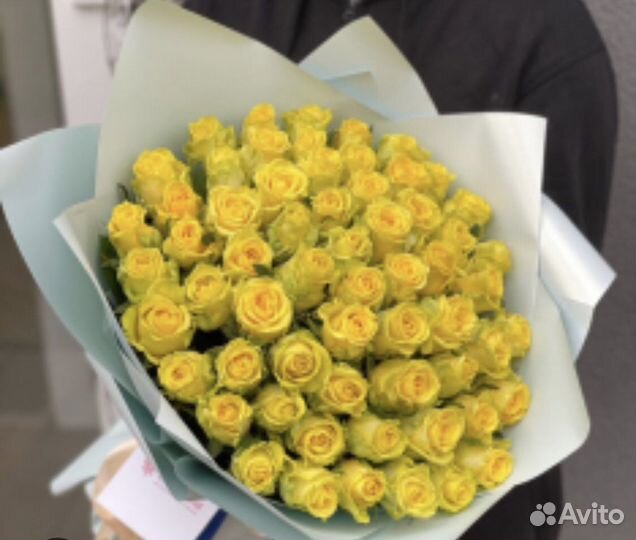 Букет из желтых роз