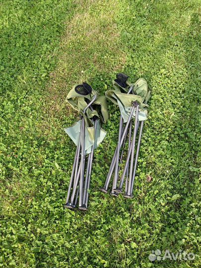 Стул Nordway раскладной 2 штуки кресло зеленый