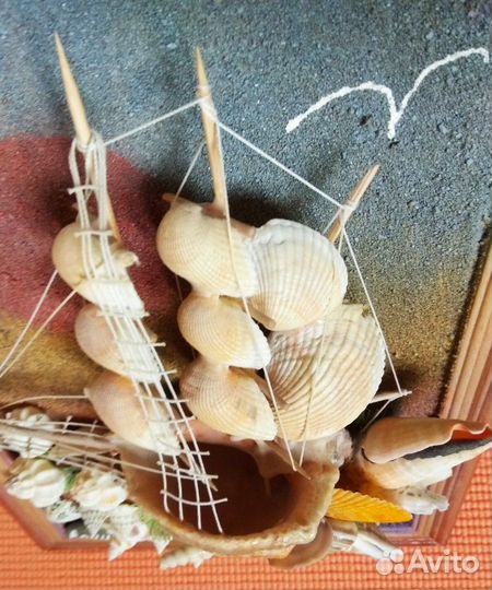 Панно из ракушек