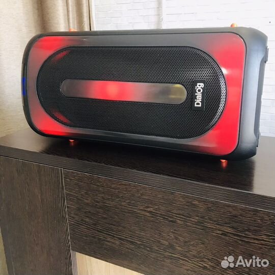 Караоке блютуз колонка 40вт FM+USB+SD микрофон,LED
