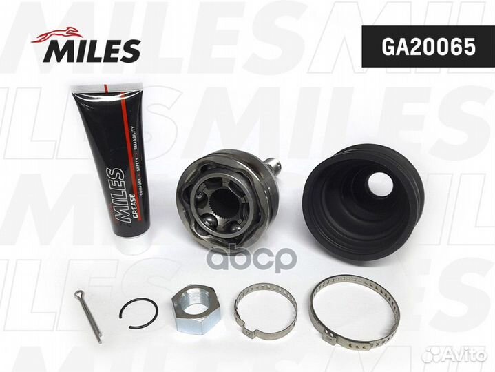 Шарнирный комплект, приводной вал GA20065 Miles