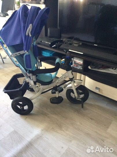 Велосипед детский с ручкой бу