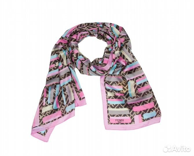 Палантины Chanel, Fendi, Louis Vuitton шелк