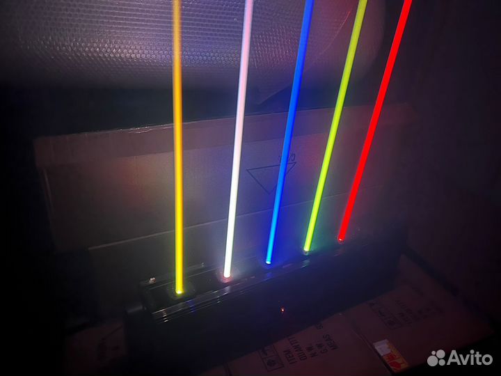 Лазер bar 6 лучей rgb