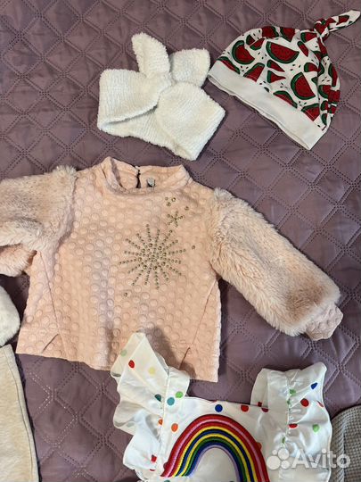 Пакет одежды на девочку 74-80