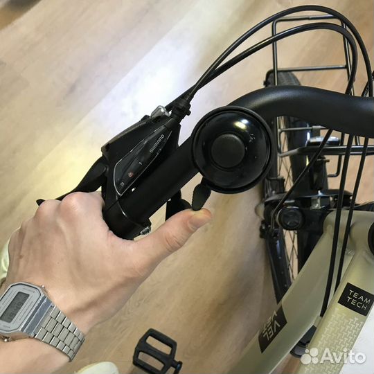 Велосипед с детским креслом TechTeam Velvet 26