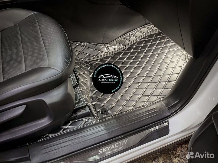 3D коврик из экокожи Mazda CX-5