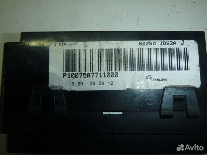 Индикатор nissan qashqai J10 2006