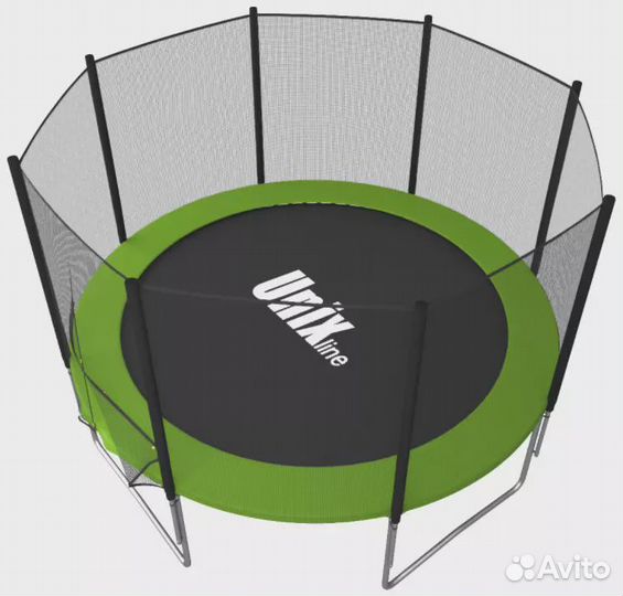 Батут unix line Simple 8 ft Green (outside)