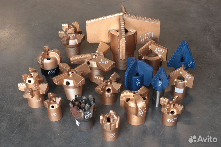 Долото PDC 112 мм. для скважин на воду (новое)