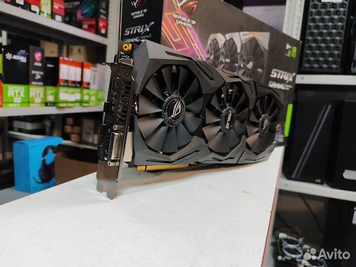 Видеокарта Asus GTX 1070 8GB strix