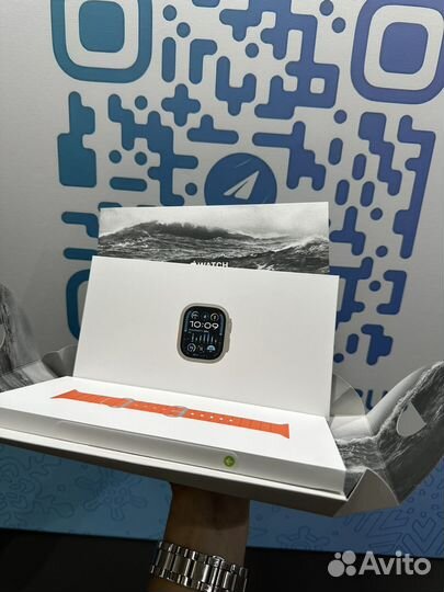 Apple Watch Ultra 2 49 mm Orange Ocean Band