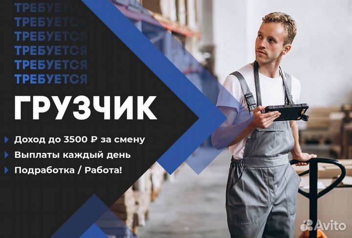 Грузчик в магазин м. Партизанская