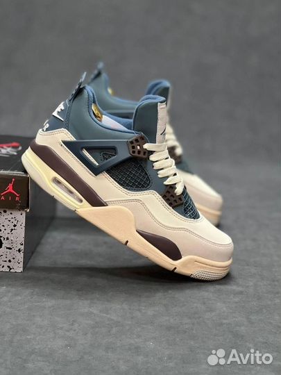 Nike Air jordan 4 натуральная кожа 41-46