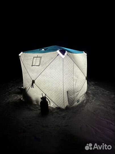 Палатка для зимней рыбалки трехслойная