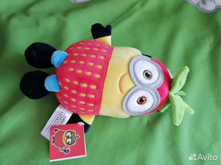 Миньон мягкая игрушка. Боб - Клубника