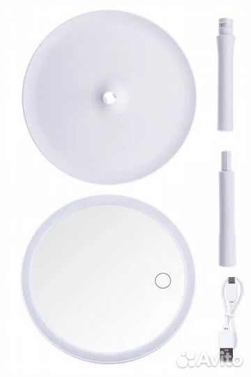 Новое зеркало с подсветкой белое