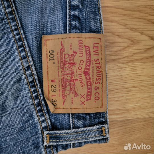 Джинсы levis 501