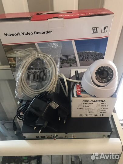 Комплект видеонаблюдения ip 1мр