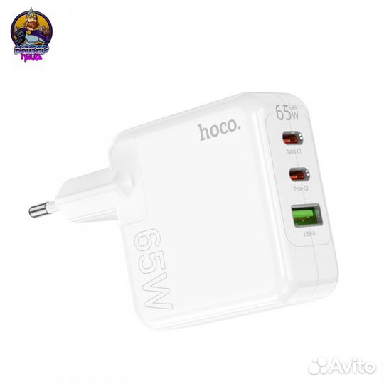 Сетевое зарядное устройство Hoco C115A PD65W белый