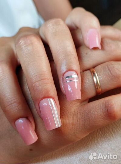 Кск, Маникюр,Укрепление, покрытие гель лаком