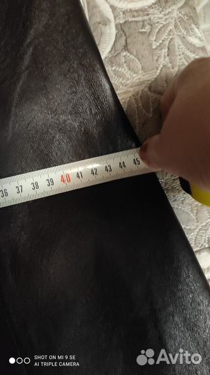 Кожаный сарафан 48р
