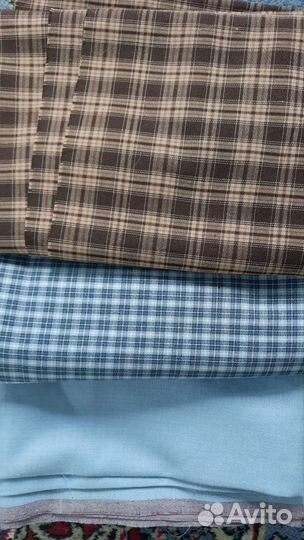 Отрез ткани лен