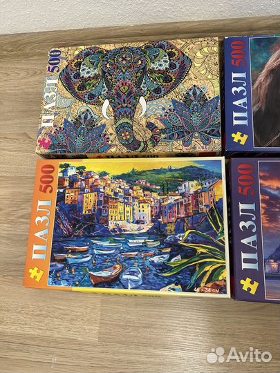 Пазлы на 500, 1000 и 1500 деталей