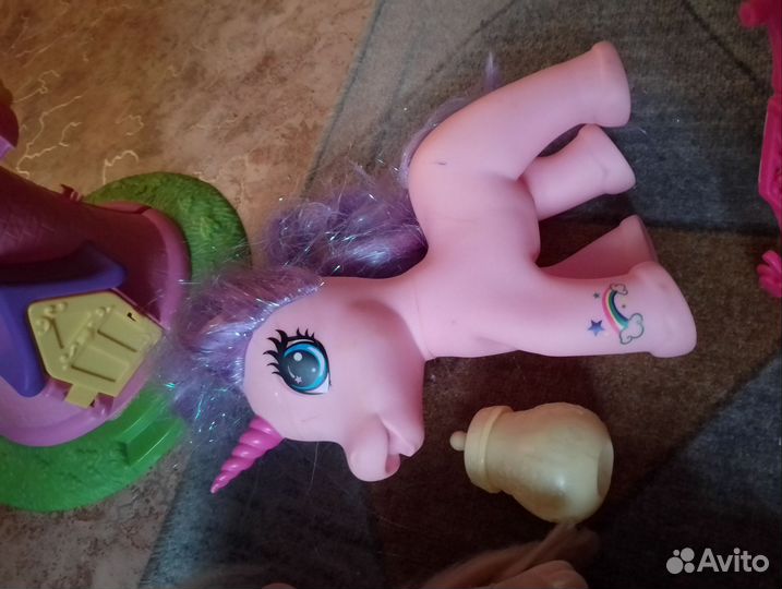 Огромный пакет игрушек для девочки