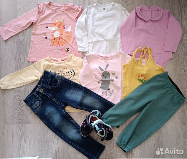Детские вещи пакетом для девочки р. 80-86