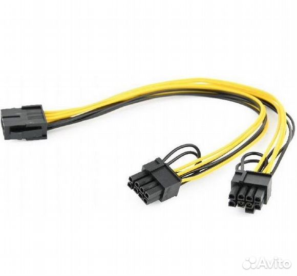 Переходник c 6/8 pin на 2 по 6/8 pin