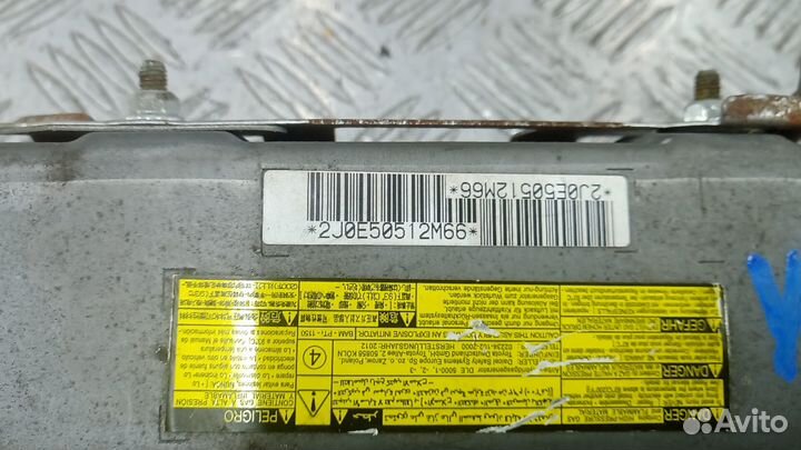 Подушка безопасности пассажирская (в торпедо) Toyo