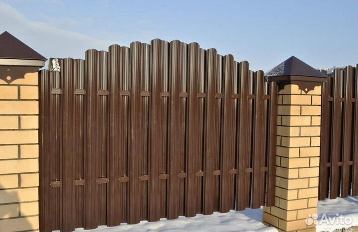 Металлический штакетник с долгим сроком службы