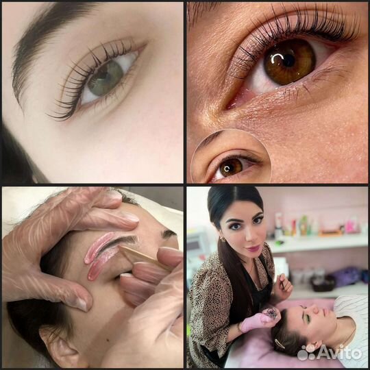 Ламинирование и ботокс ресниц и бровей