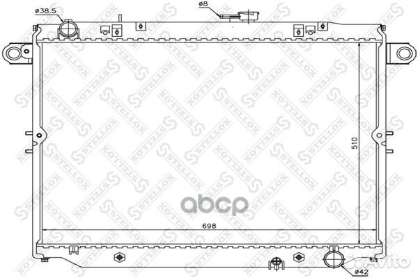 Радиаторы сист.охлажденияstellox 1025440SX Ste
