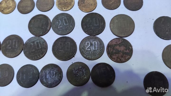 Лот ранних советских монет