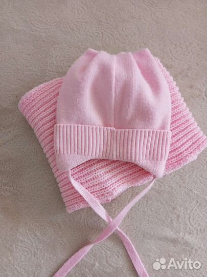 Шапка и снуд для девочки