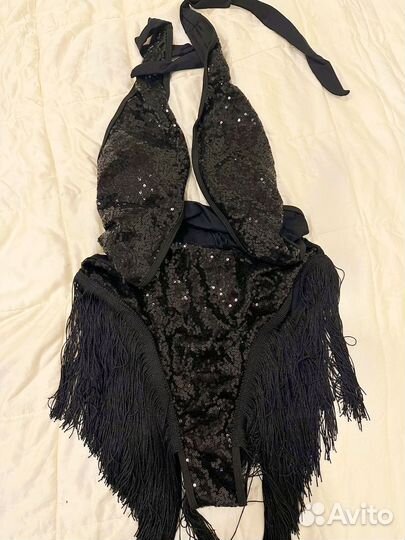 Купальник с пайетками