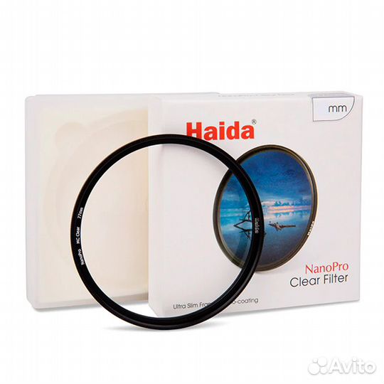 Светофильтр защитный Haida NanoPro Clear 77mm